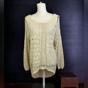 Charlotte Russe Crochet Sweater